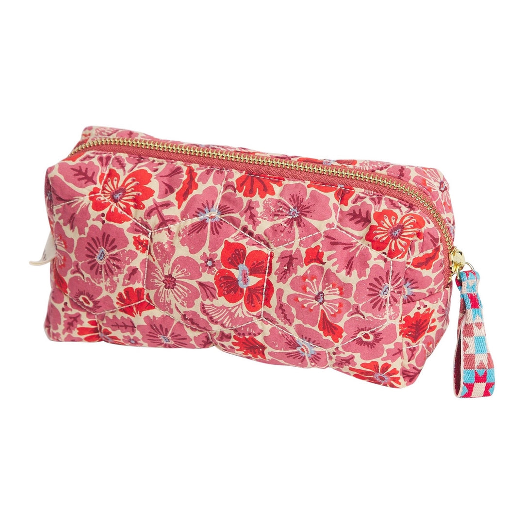 Sage &amp; Clare Magnolia Travel Pouch, Poppy