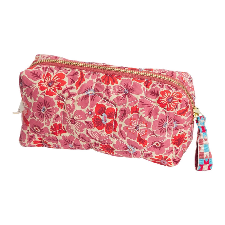 Sage &amp; Clare Magnolia Travel Pouch, Poppy