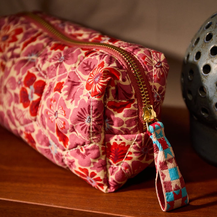 Sage &amp; Clare Magnolia Travel Pouch, Poppy
