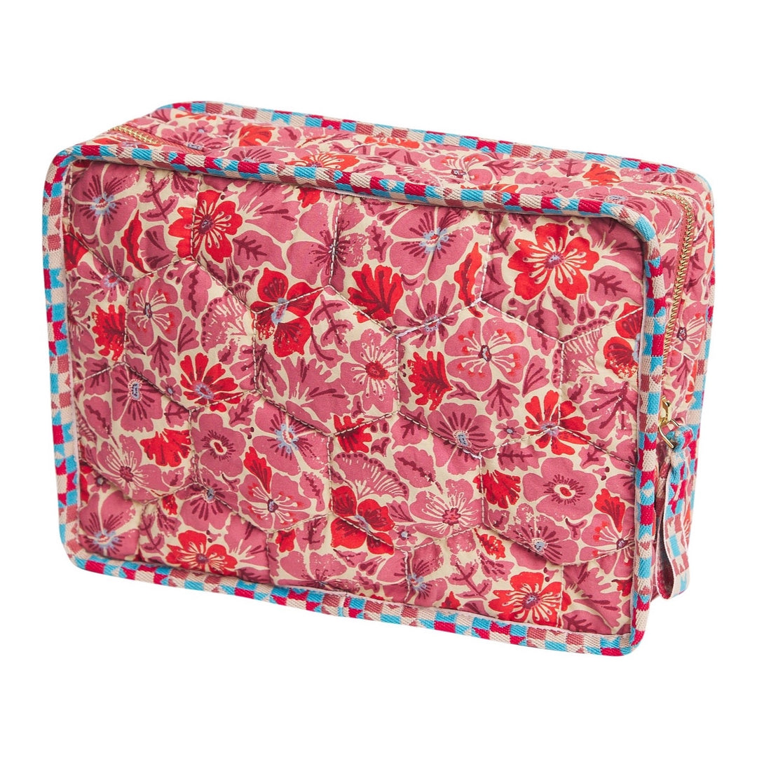Sage &amp; Clare Magnolia Vanity Bag, Poppy