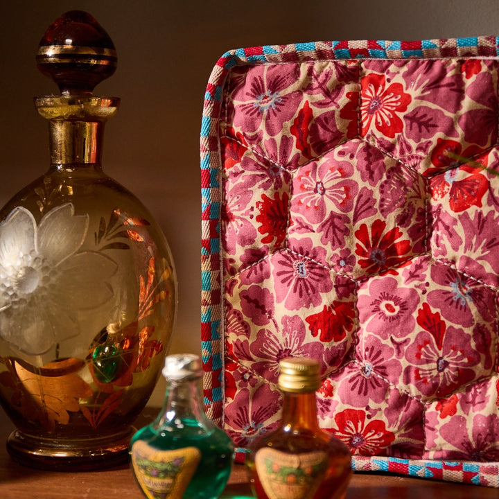 Sage &amp; Clare Magnolia Vanity Bag, Poppy