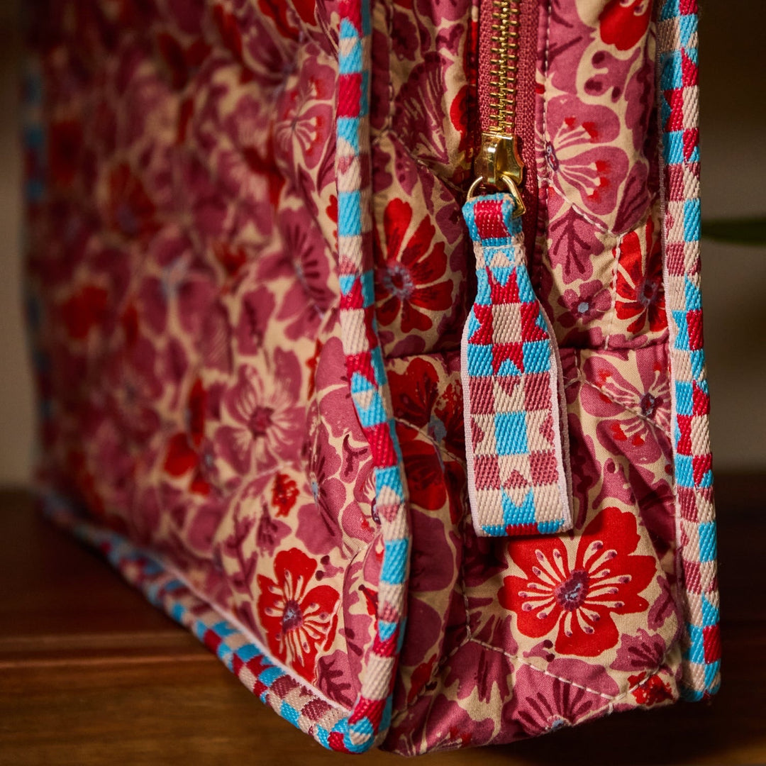 Sage &amp; Clare Magnolia Vanity Bag, Poppy
