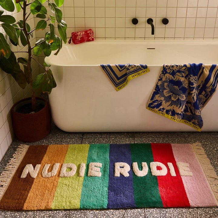 Sage &amp; Clare Martina Nudie Rudie Bath Runner, Russet