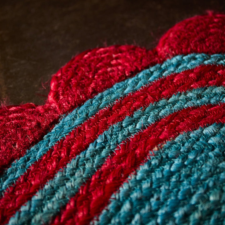 Sage &amp; Clare Mavis Jute Mat, Turquoise