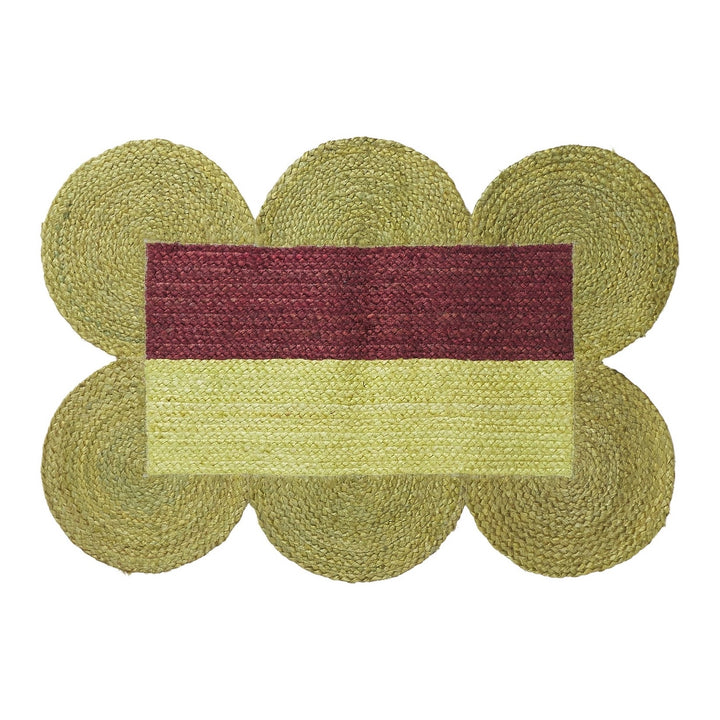Sage &amp; Clare Neomi Jute Mat, Cactus Green