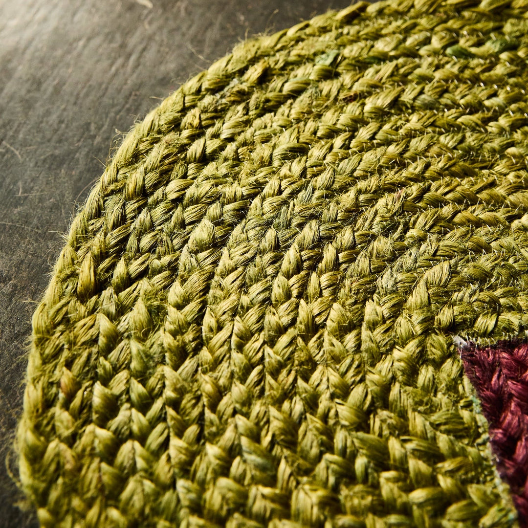 Sage &amp; Clare Neomi Jute Mat, Cactus Green