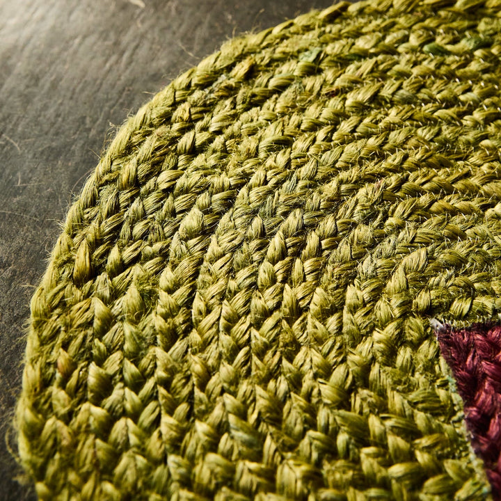 Sage &amp; Clare Neomi Jute Mat, Cactus Green