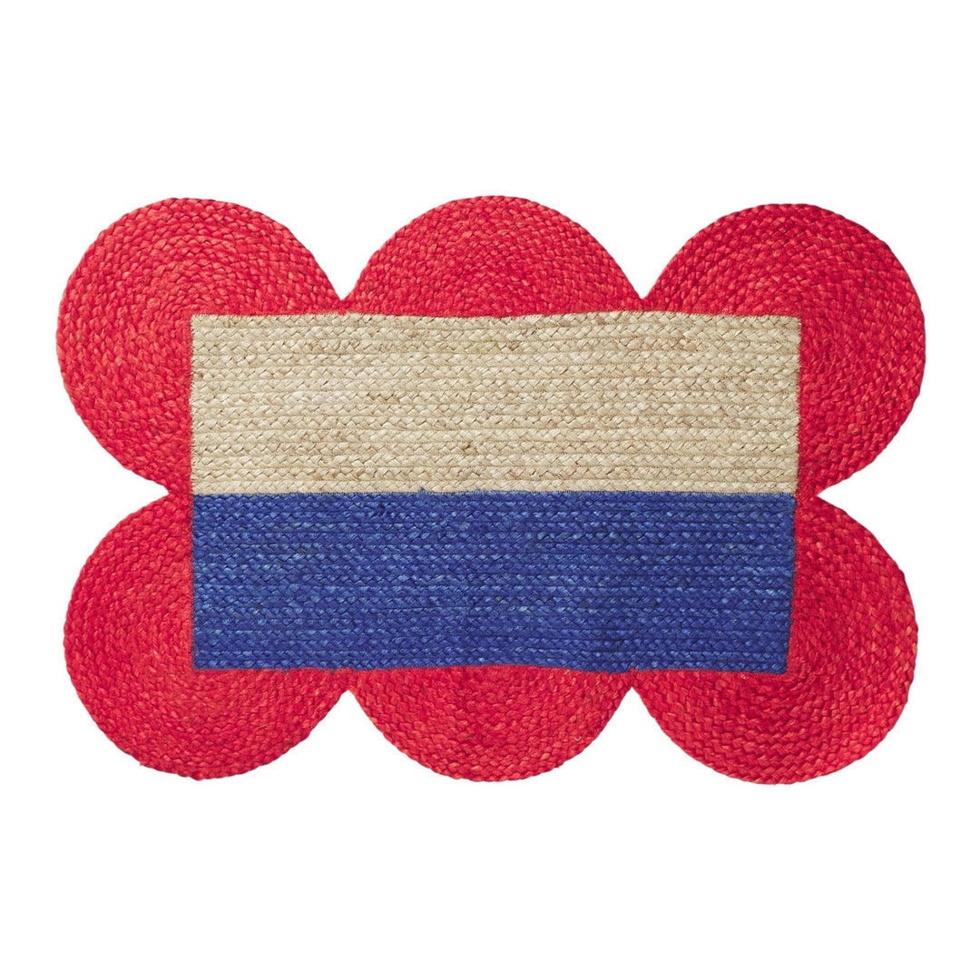 Sage &amp; Clare Neomi Jute Mat, Poppy