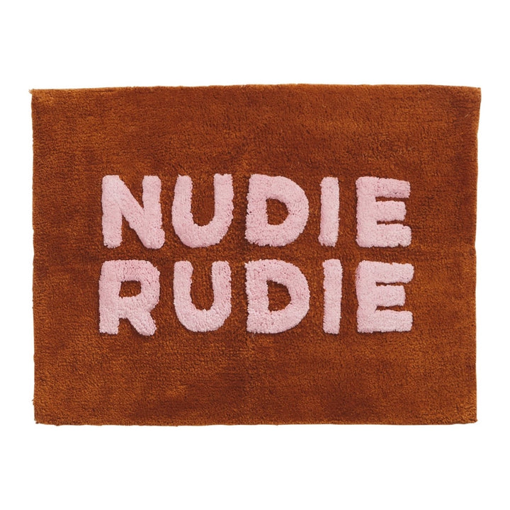 Sage &amp; Clare Nudie Rudie Bath Mat Mini, Russet