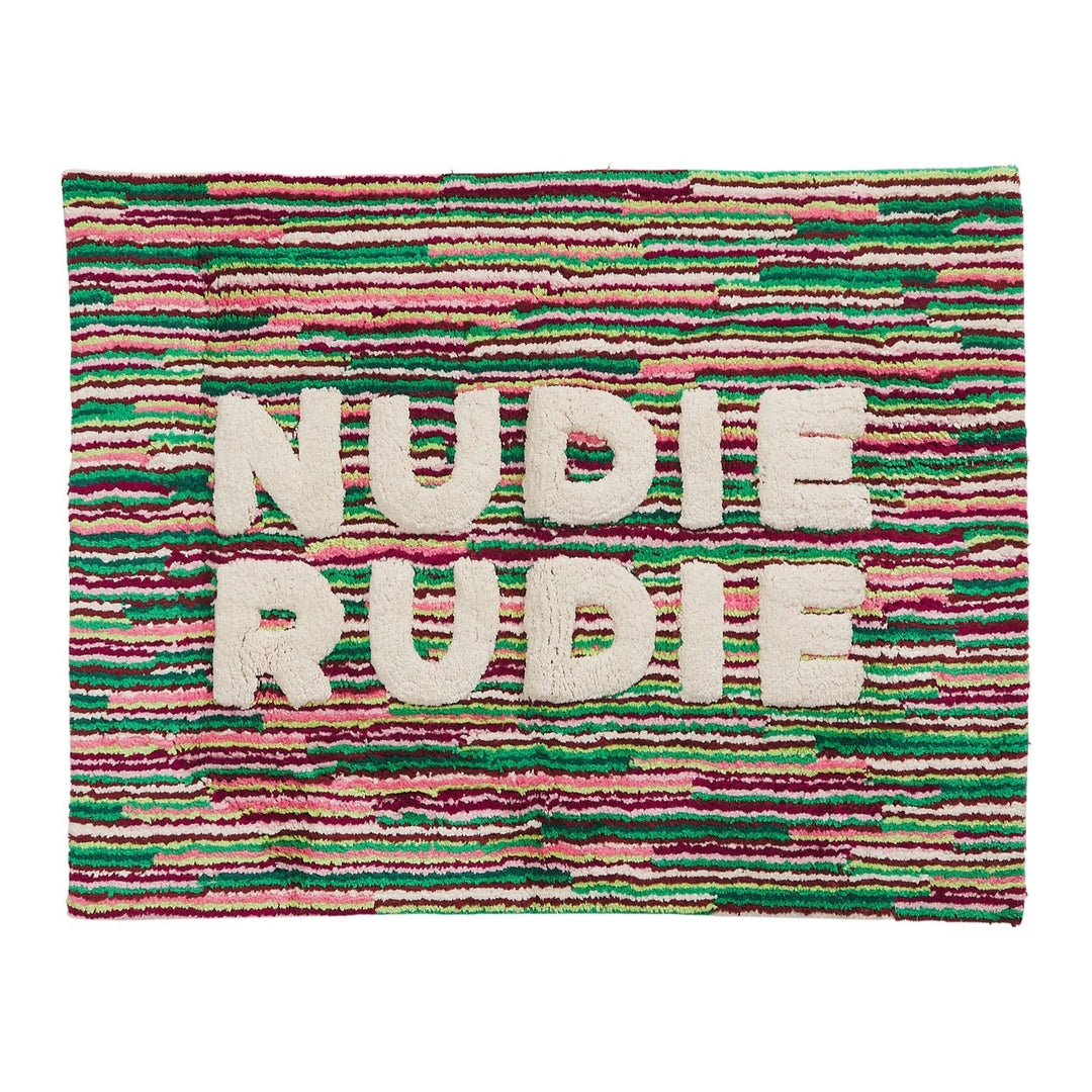 Sage &amp; Clare Tula Nudie Bath Mat, Rosewood