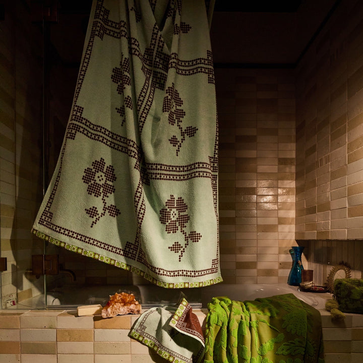 Sage &amp; Clare Bonny Bath Sheet, Fluorite