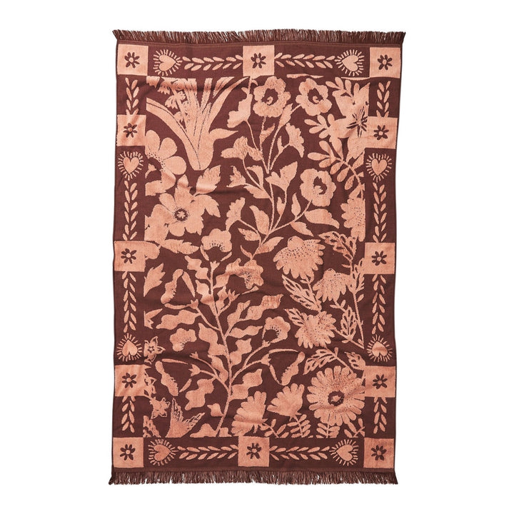 Sage &amp; Clare Indiana Bath Sheet, Carnelian
