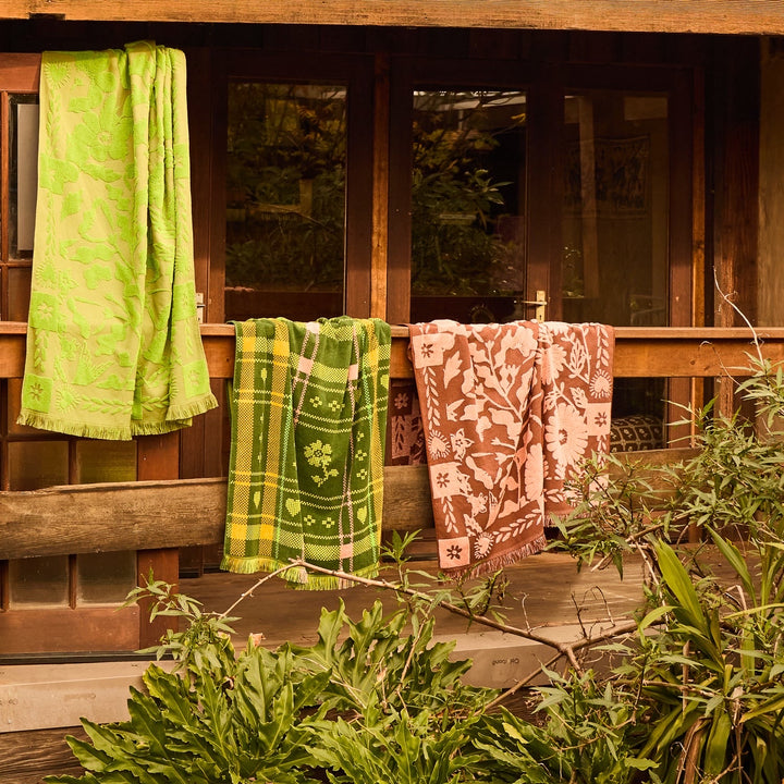 Sage &amp; Clare Indiana Bath Sheet, Carnelian