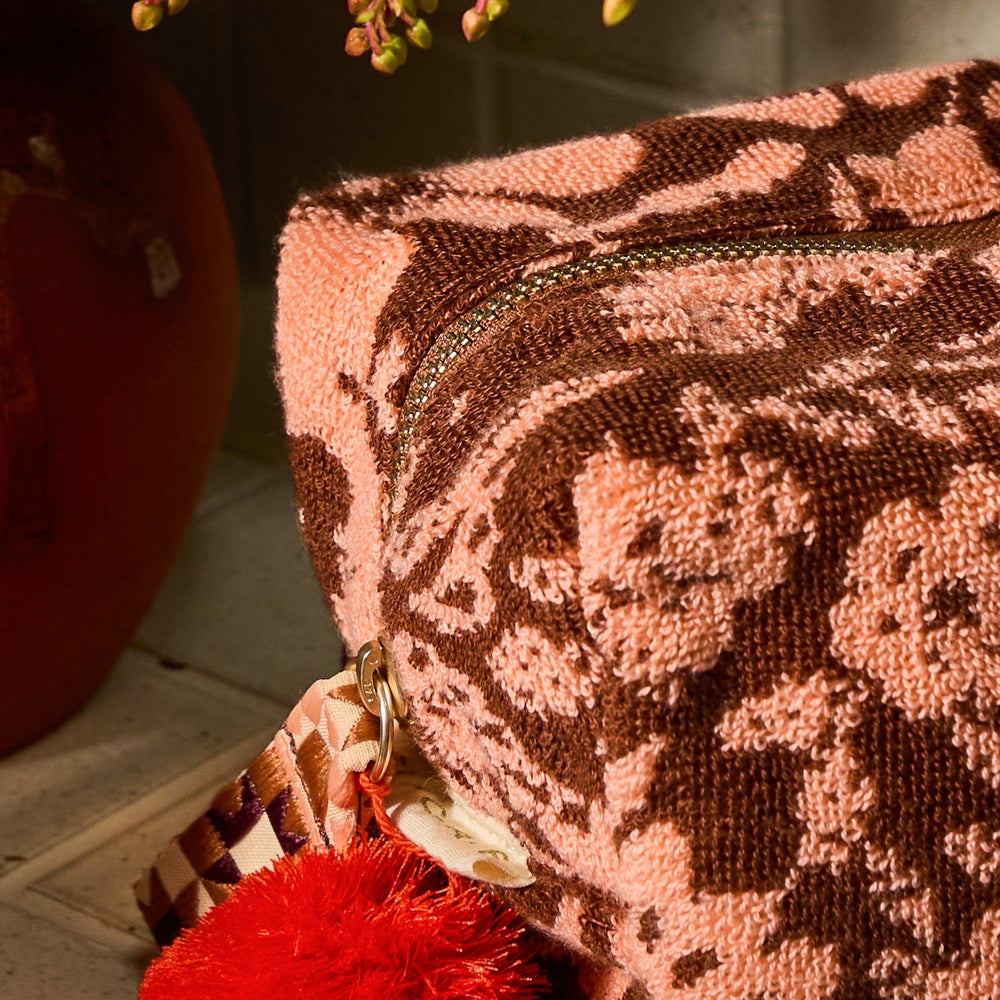 Sage & Clare Indiana Terry Pouch, Carnelian