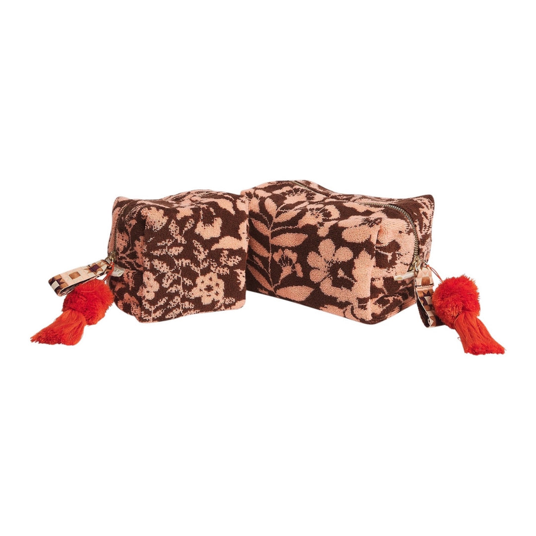 Sage &amp; Clare Indiana Terry Pouch, Carnelian