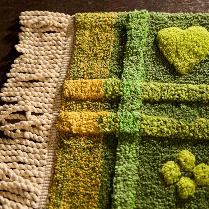 Sage &amp; Clare Josephine Bath Mat, Hunter Green