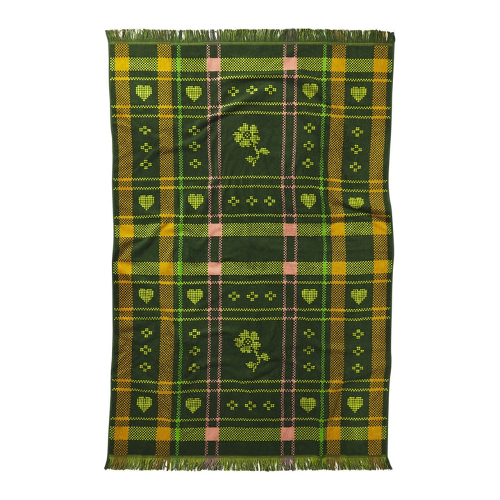 Sage &amp; Clare Josephine Bath Sheet, Hunter Green