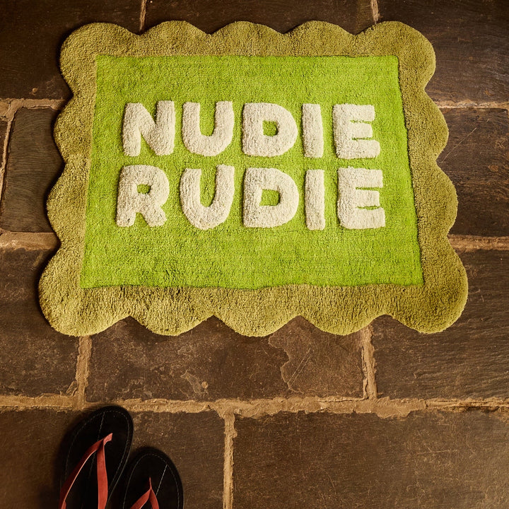 Sage &amp; Clare Romy Nudie Bath Mat, Cactus Green