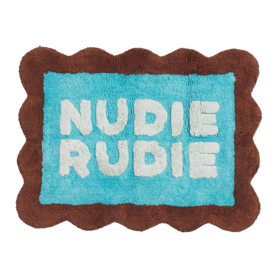 Sage &amp; Clare Romy Nudie Bath Mat Mini, Turquoise