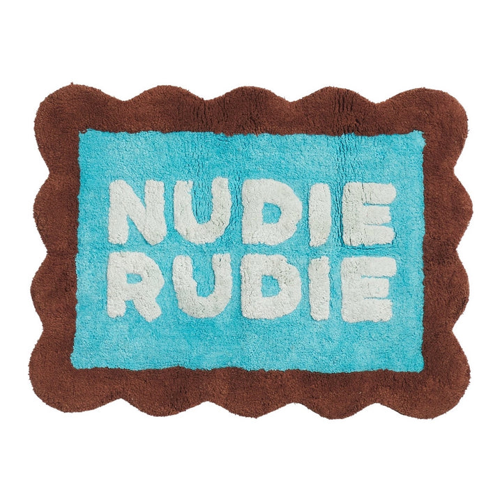 Sage &amp; Clare Romy Nudie Bath Mat Mini, Turquoise