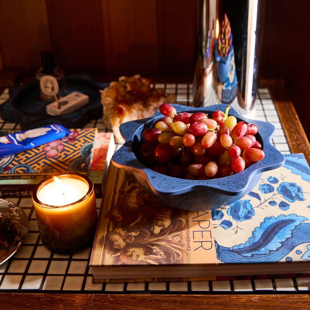 Sage &amp; Clare Sophie Large Resin Bowl, Azure
