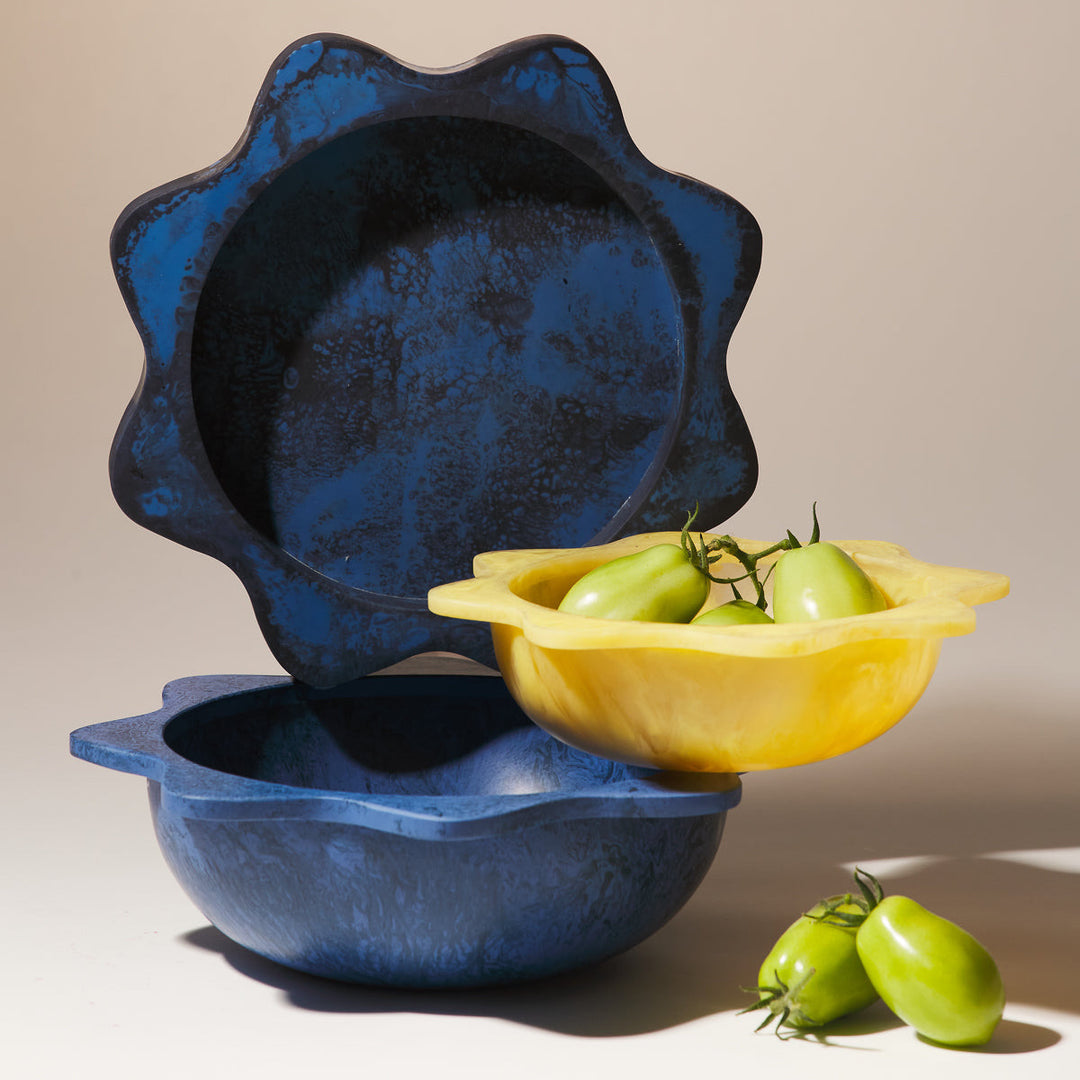 Sage &amp; Clare Sophie Large Resin Bowl, Azure