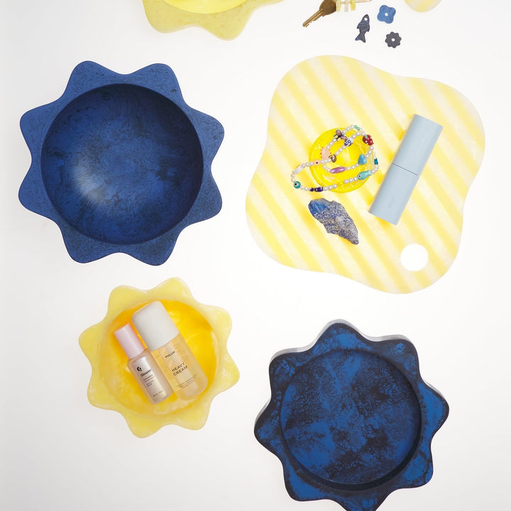 Sage &amp; Clare Sophie Resin Plate, Azure