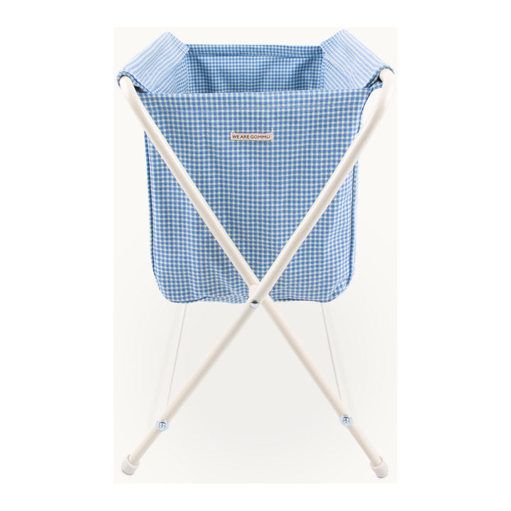 GOMMU BIG VICHY MOSES BASKET, BLUE