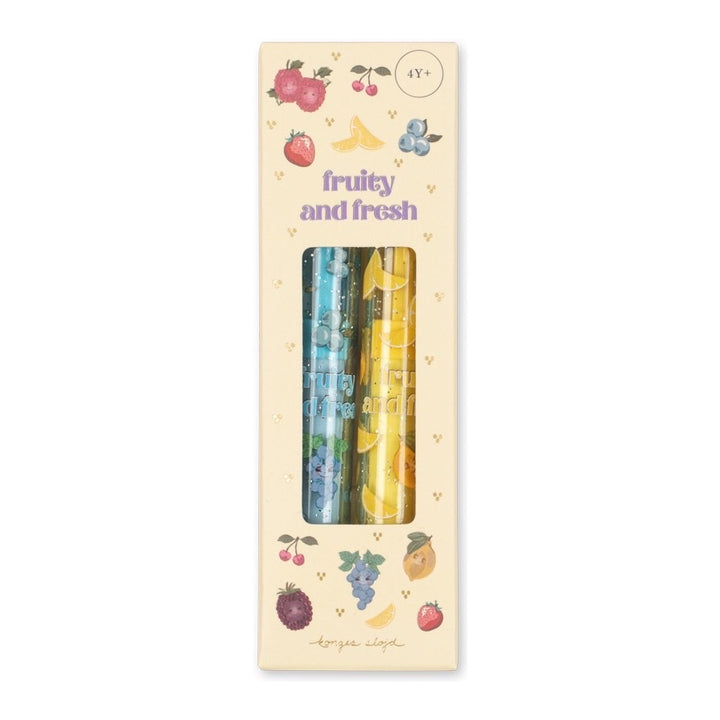 Konges Sløjd Erasers With Scent 2 Pcs, Lemon