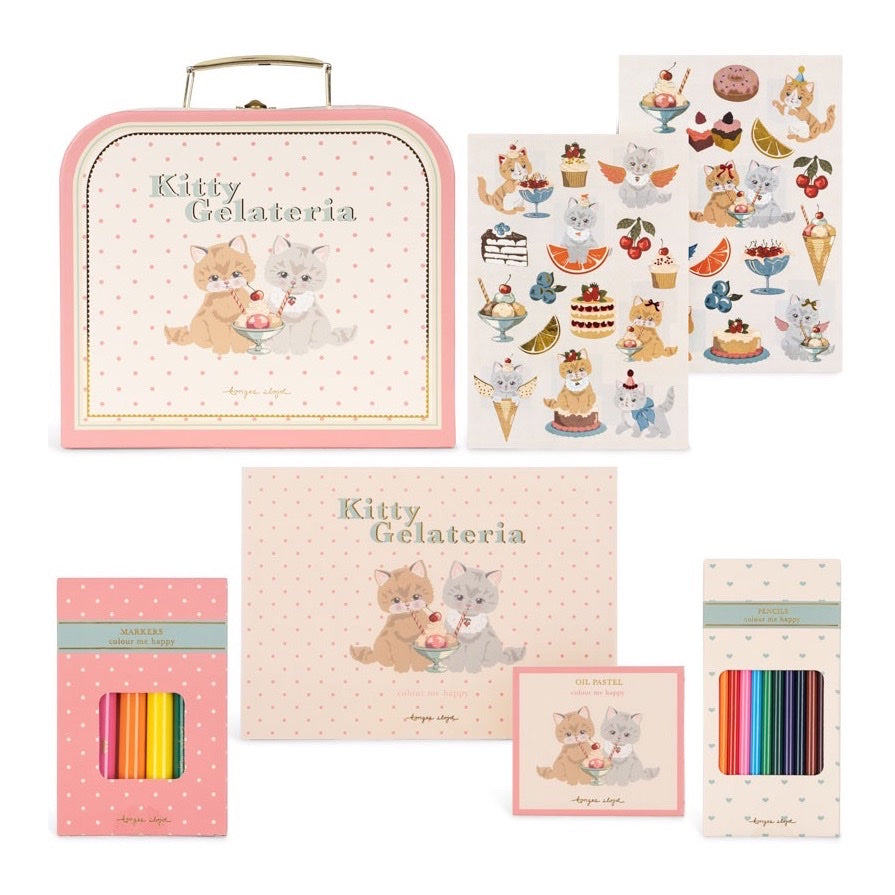 Konges Sløjd Little Artist Set, Kitty Friends