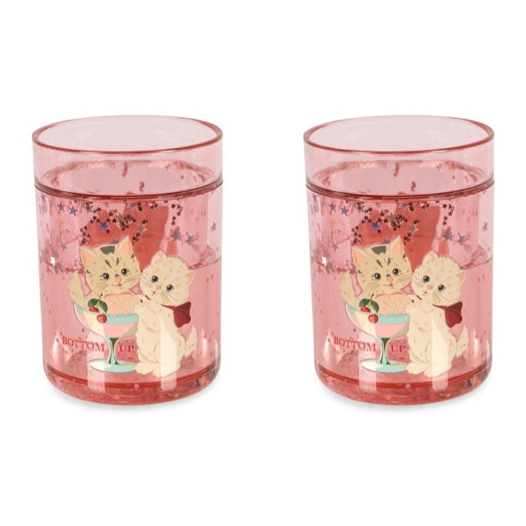 Konges Sløjd 2 Pack Glitter Cups, Crocodile
