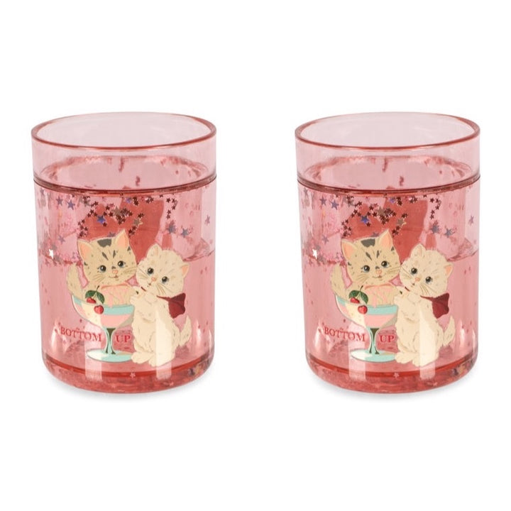 Konges Sløjd 2 Pack Glitter Cups, Crocodile