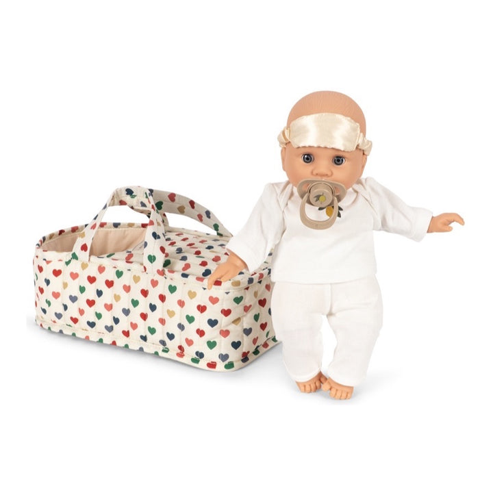 Konges Sløjd Lola Baby Doll Set, Coeur Coloré