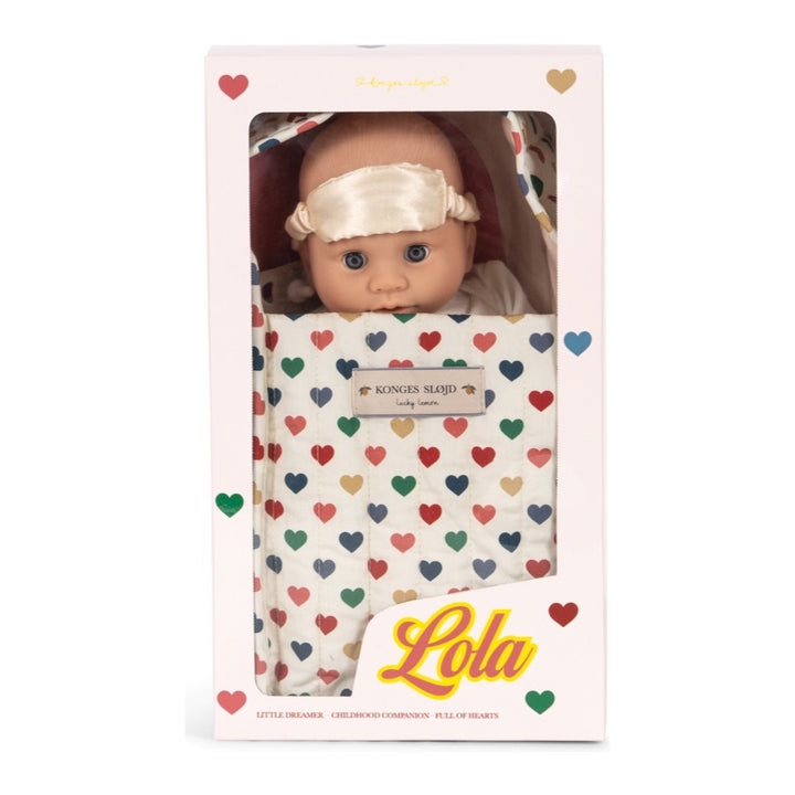Konges Sløjd Lola Baby Doll Set, Coeur Coloré