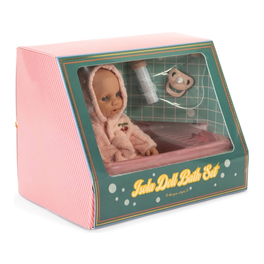 Konges Sløjd Isola Doll Bath Set, Cherry