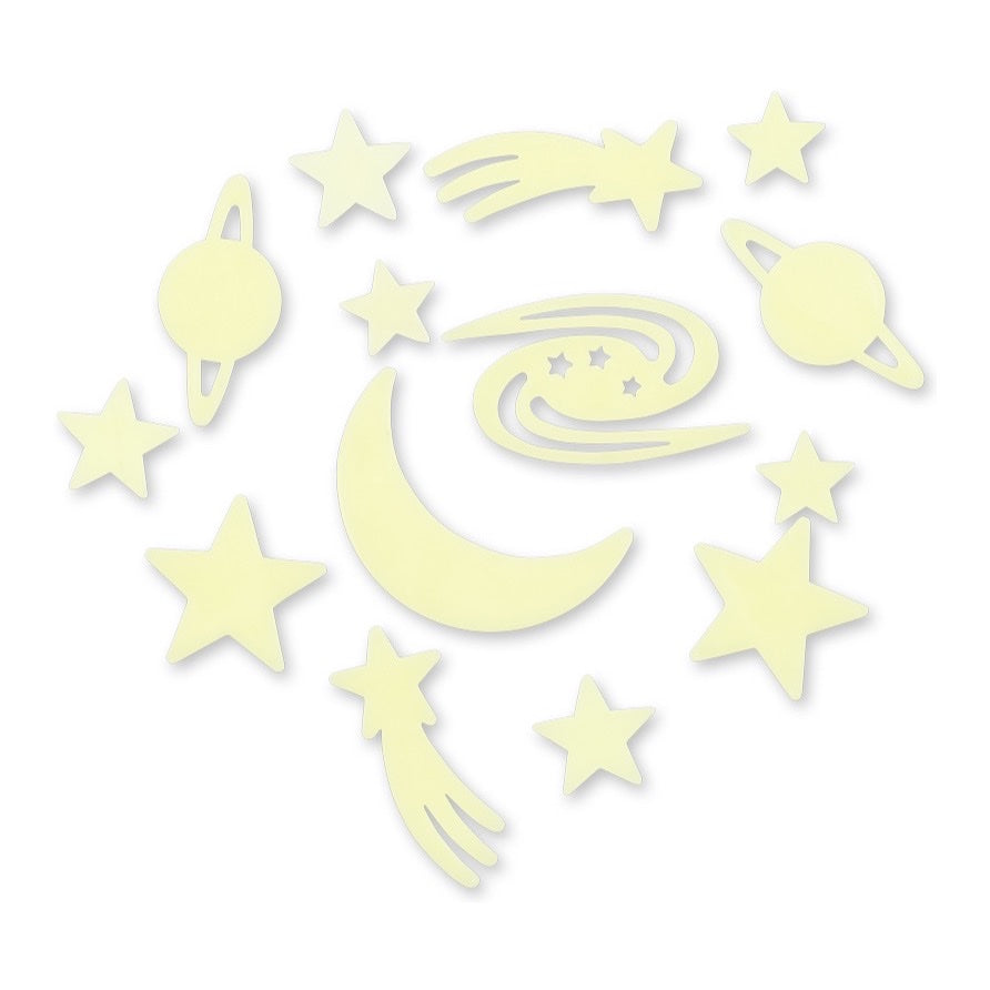 Konges Sløjd Glow In The Dark Wall Stickers, Multi