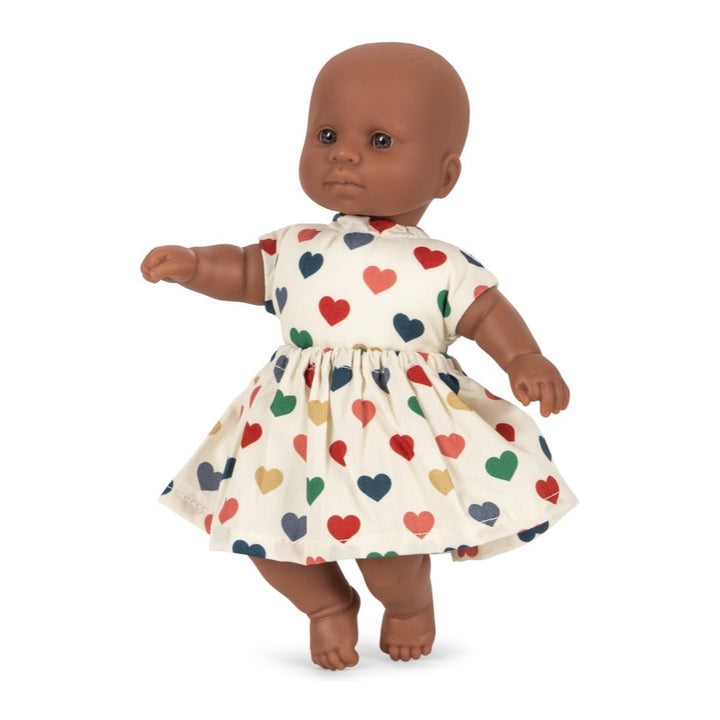 Konges Sløjd Mini Doll, Coeur Coloré