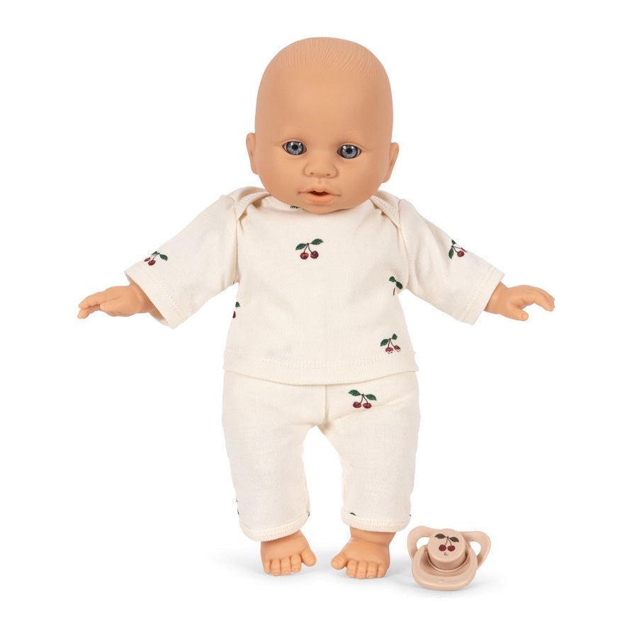 Konges Sløjd Poppy Doll Stroller Set, Pink Check