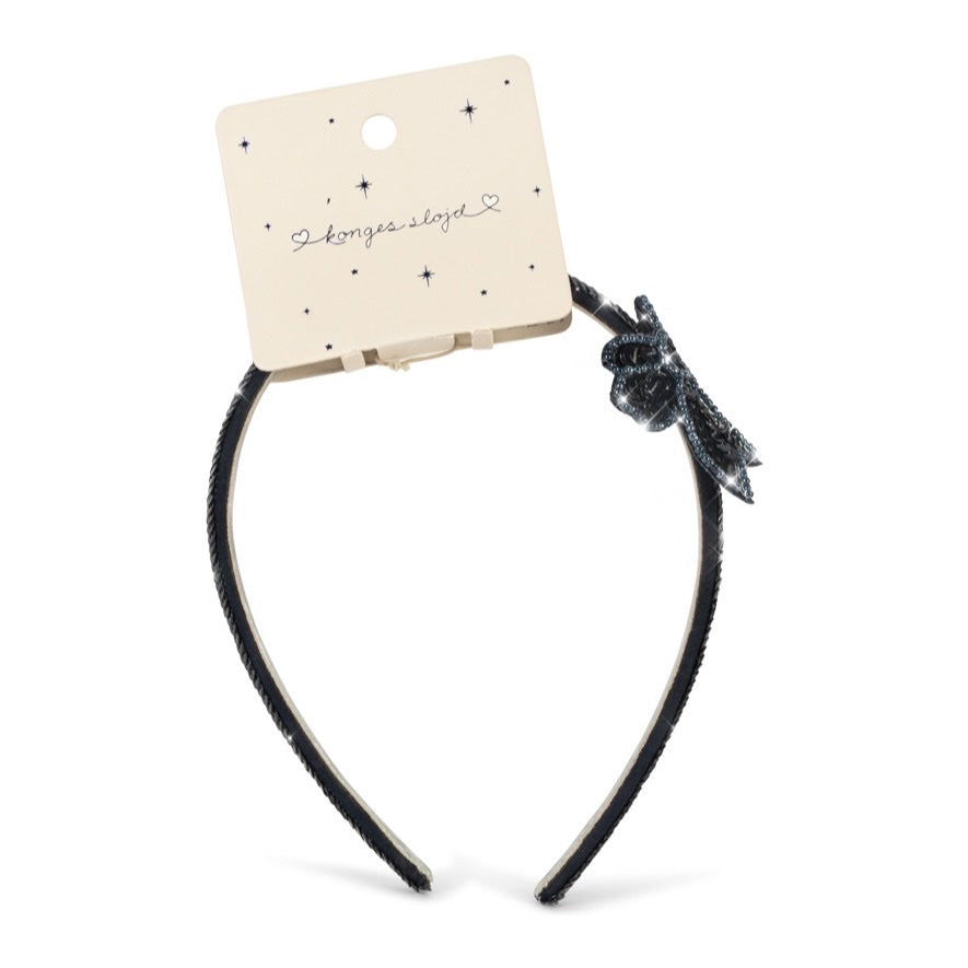 Konges Sløjd Sequin Bow Hairbrace, Navy