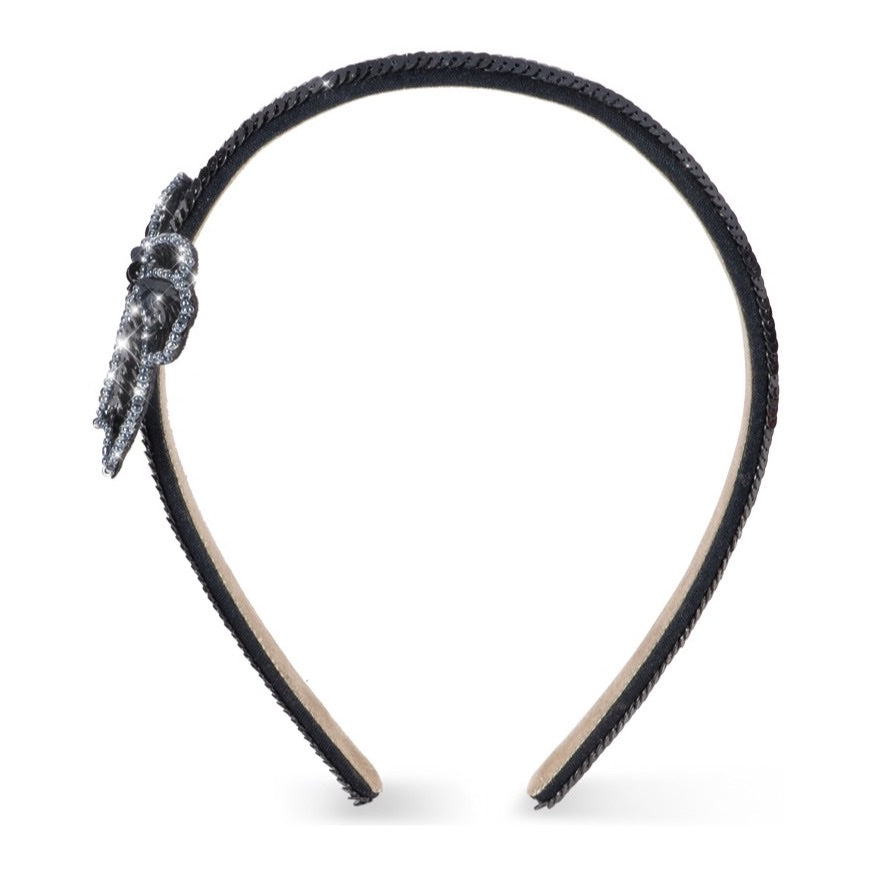 Konges Sløjd Sequin Bow Hairbrace, Navy