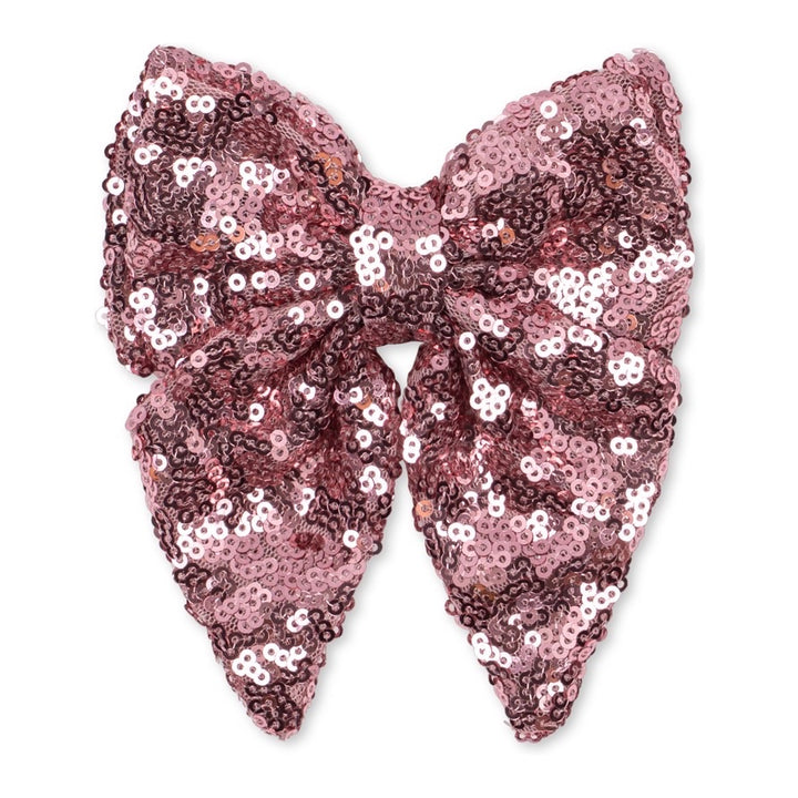Konges Sløjd Tindra Sequin Bow Hair Clip, Rosewater