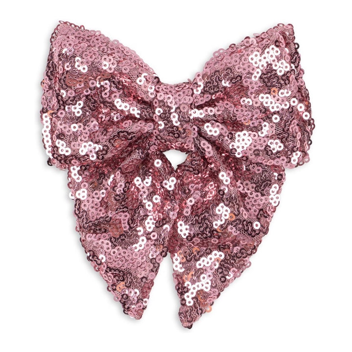 Konges Sløjd Tindra Sequin Bow Hair Clip, Rosewater