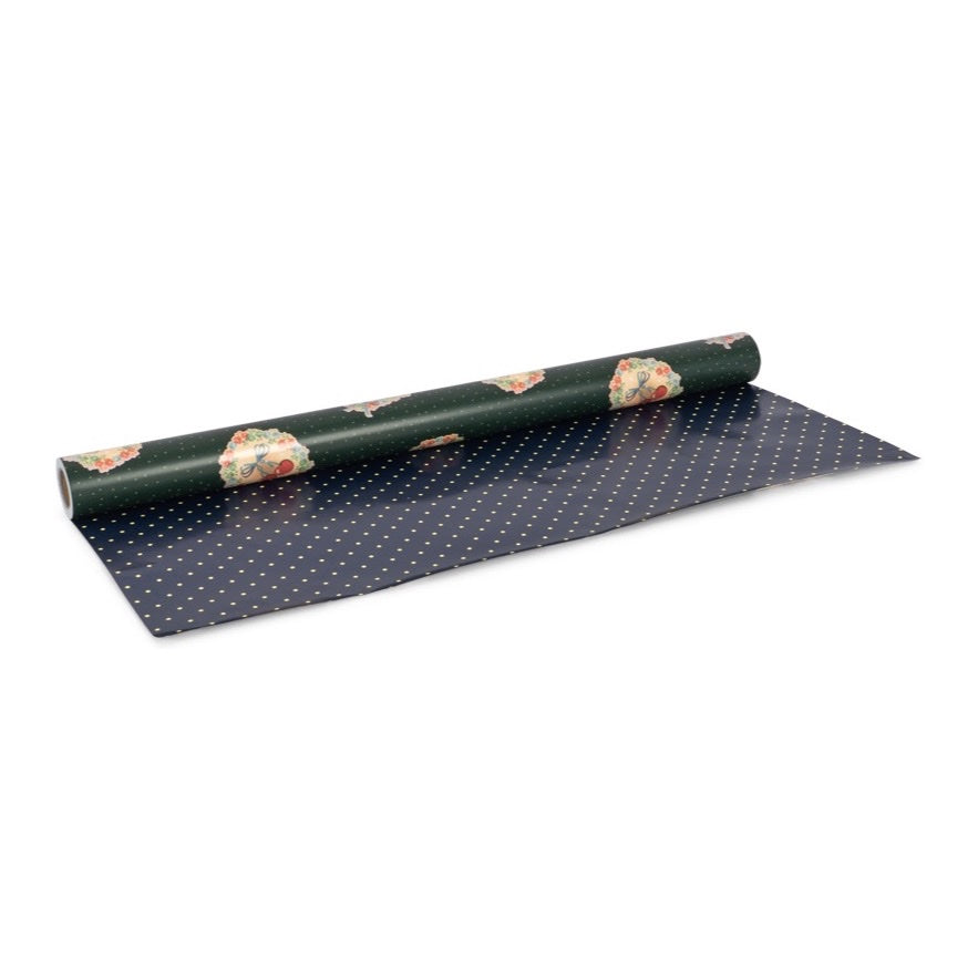 Konges Sløjd Wrapping Paper, Deer Diary Green