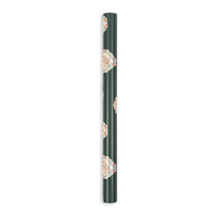 Konges Sløjd Wrapping Paper, Deer Diary Green