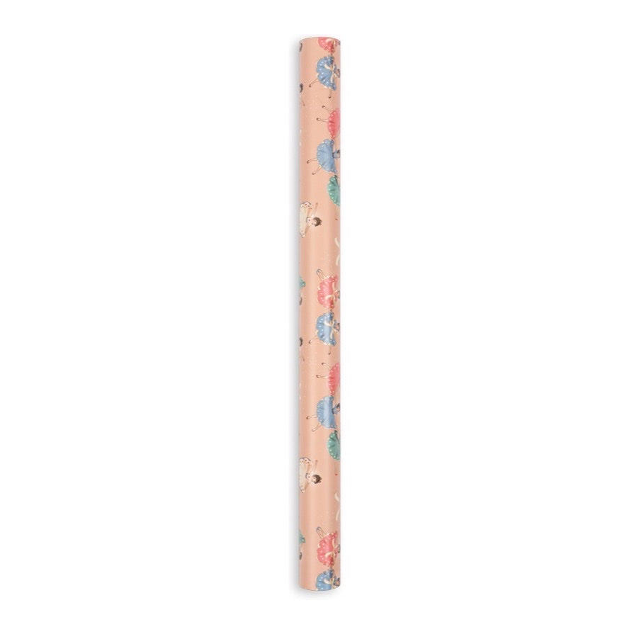 Konges Sløjd Wrapping Paper, Bow Ballerina Blush