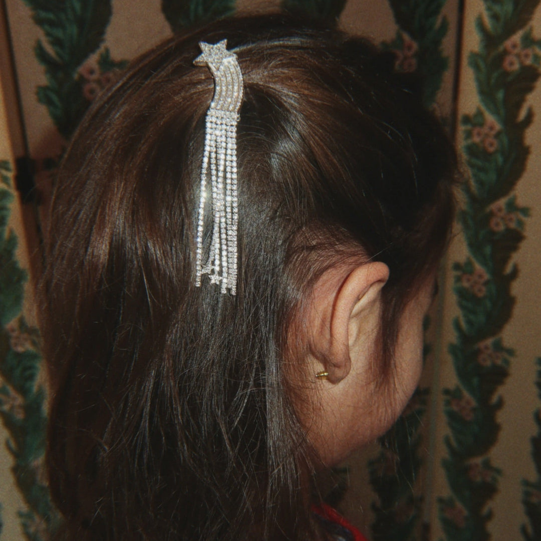 Konges Sløjd 2 Pack Sparkly Star Hairclip: Silver Mix, lifestyle