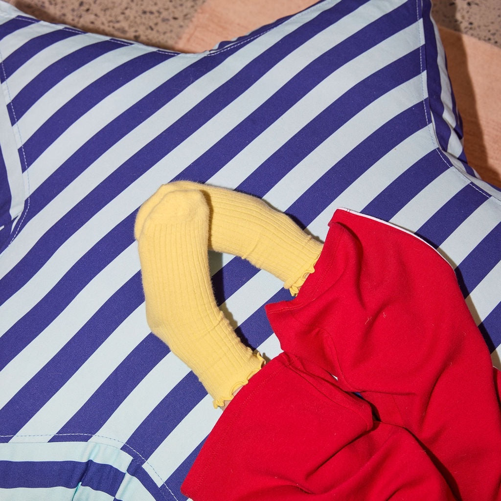 JELLYBEAN INTERIORS SUPERSTAR CRASH PAD, BLU BLUEY OXFORD