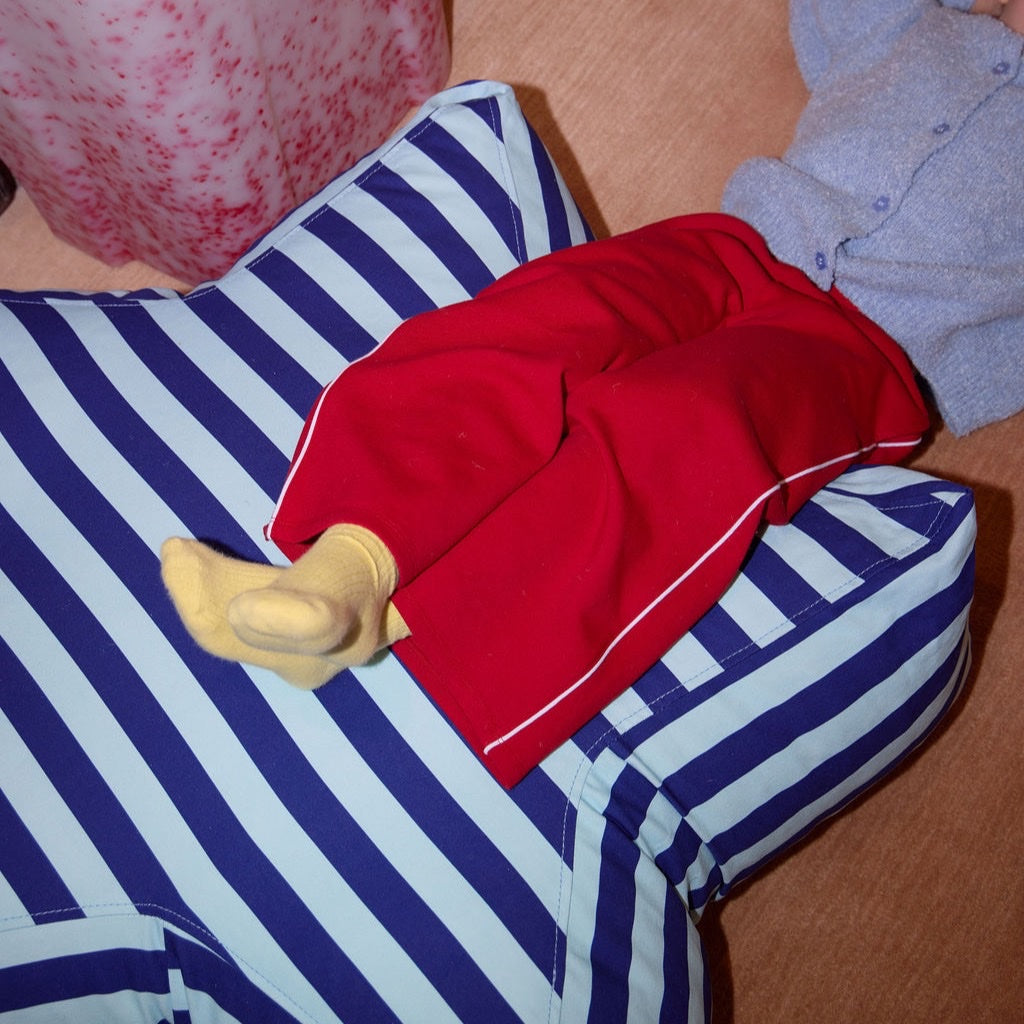 JELLYBEAN INTERIORS SUPERSTAR CRASH PAD, BLU BLUEY OXFORD
