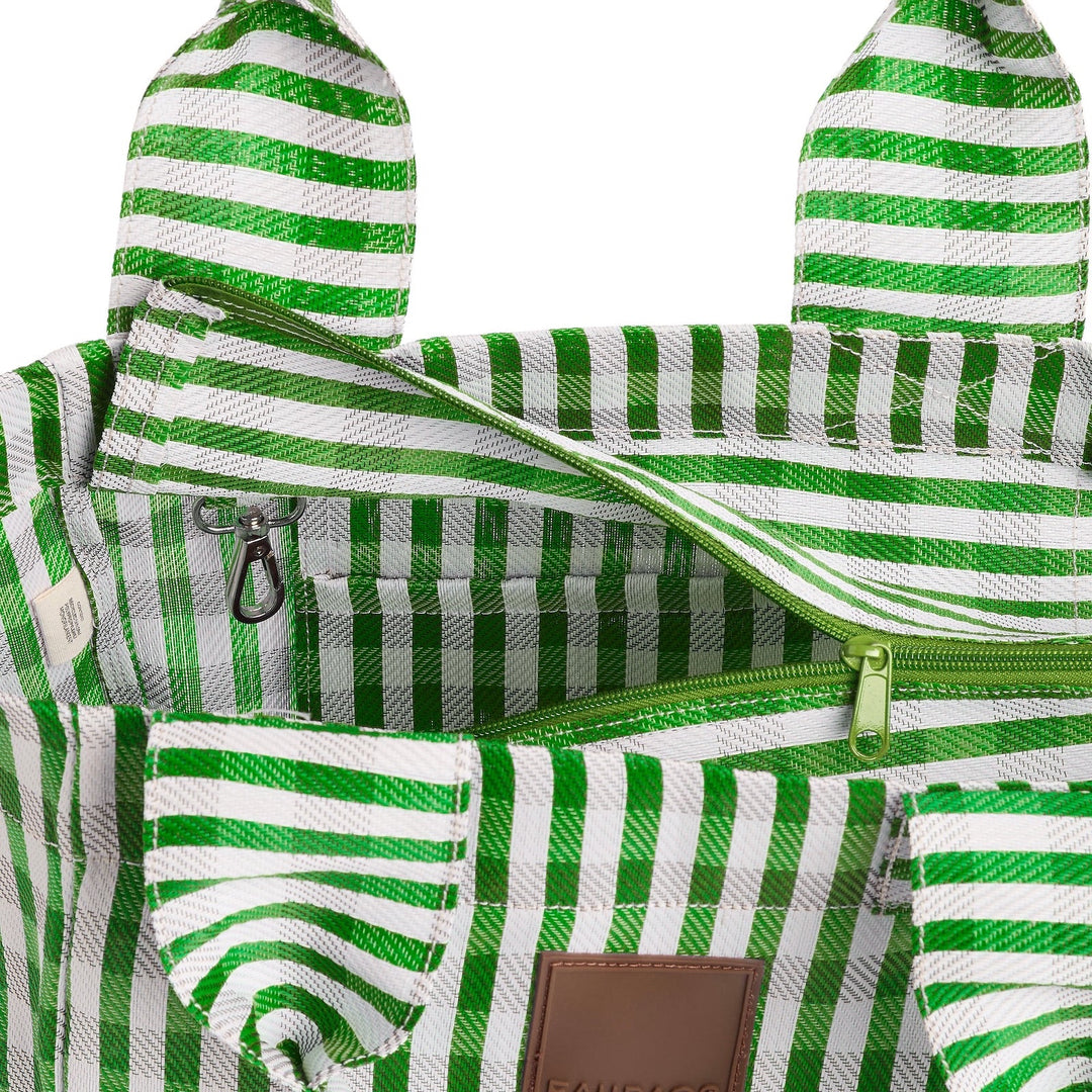 EAU BAGS TOTE, VERT