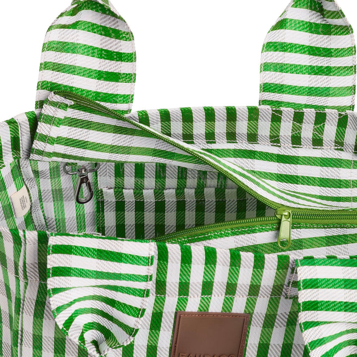 EAU BAGS TOTE, VERT